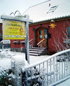 Ferienhaus Zum Schäfer - Zufahrt im Winter